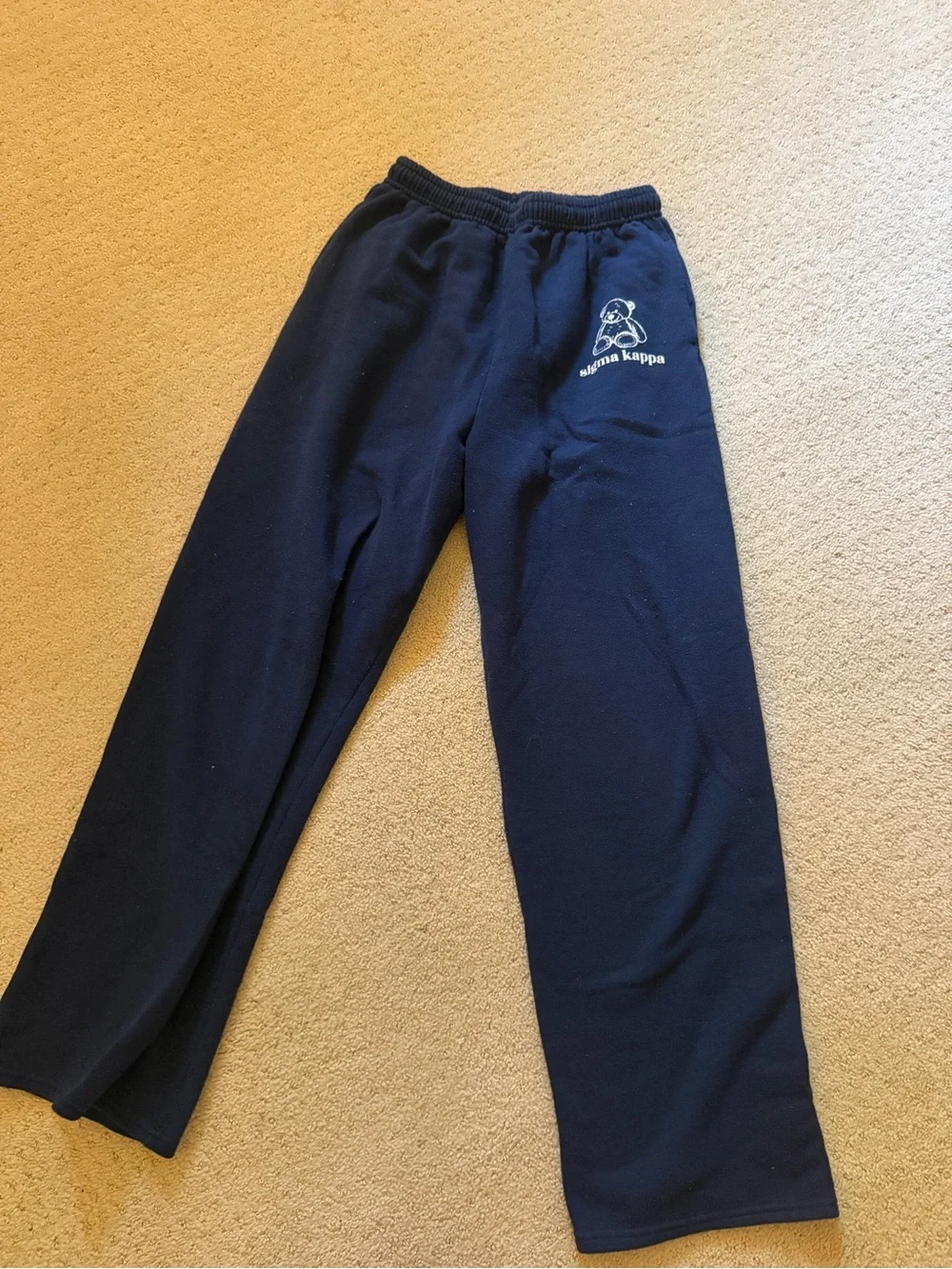 Sigma Kappa Women's Navy Logo Sweatpants